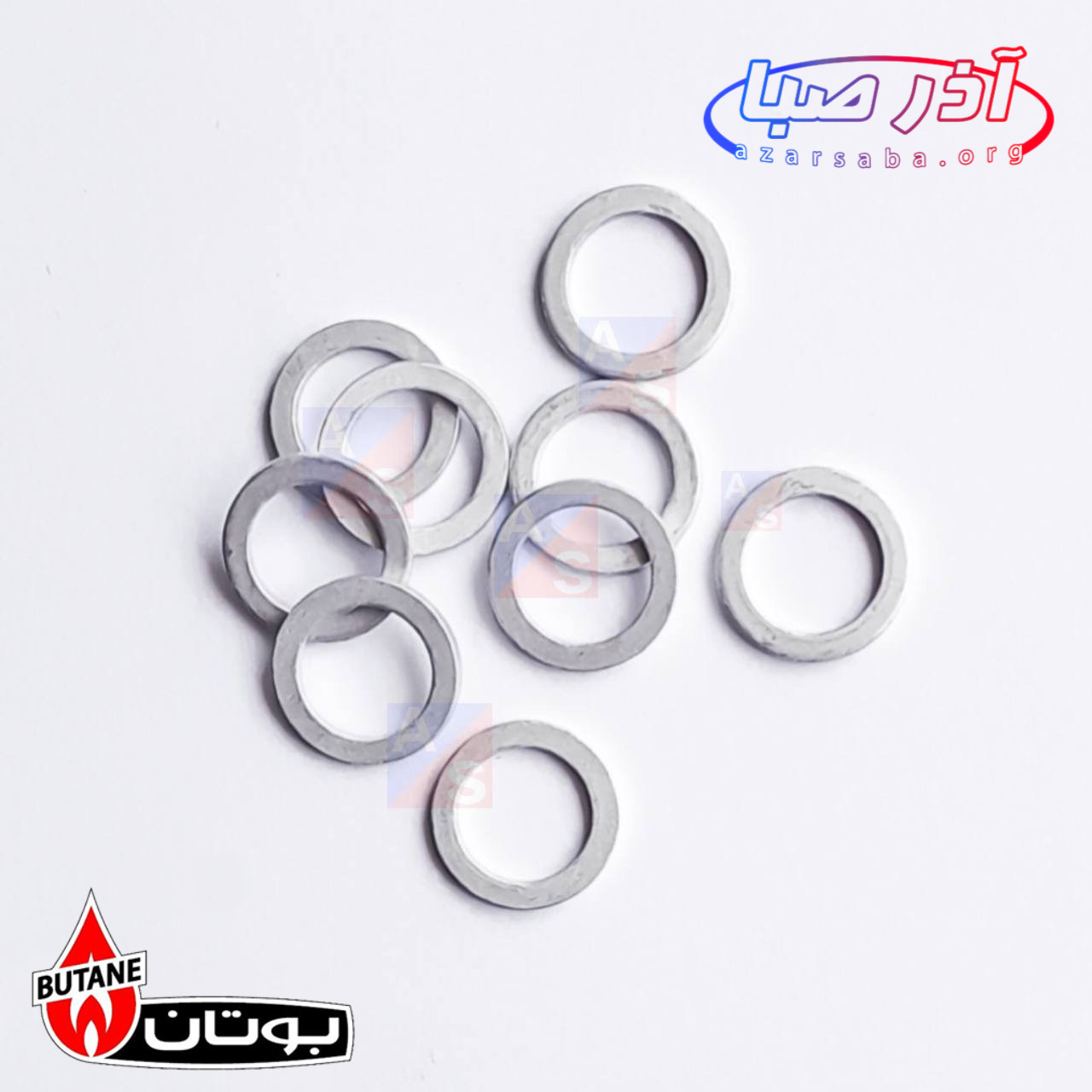 واشر آلومینیومی NTC پکیج بوتان بسته 10 عددی (غیر شرکتی مرغوب)