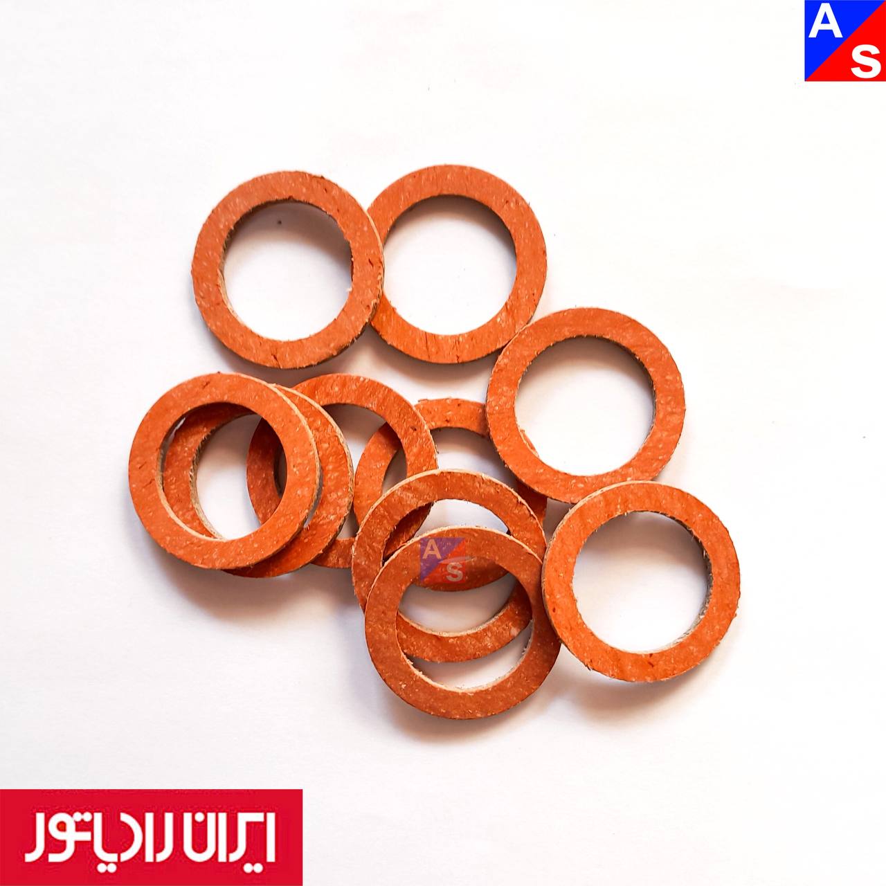واشر فیبری 1 اینچ پکیج ایران رادیاتور (بسته 10 عددی)