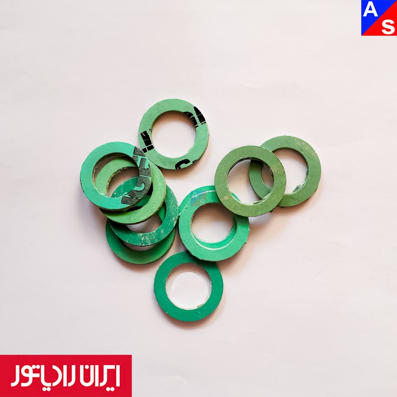 واشر فیبری 2.5 یا 3/4 پکیج ایران رادیاتور (بسته 10 عددی)