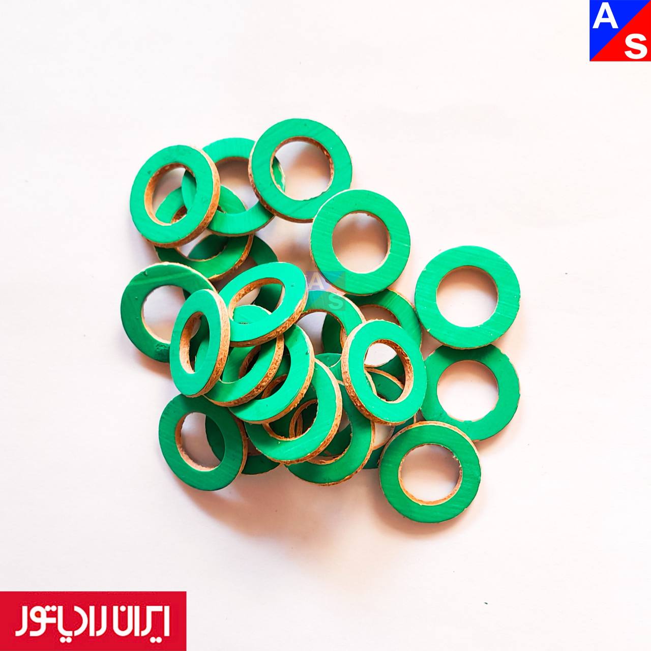 واشر فیبری سایز 2 یا 1/2 پکیج ایران رادیاتور (بسته 10 عددی)