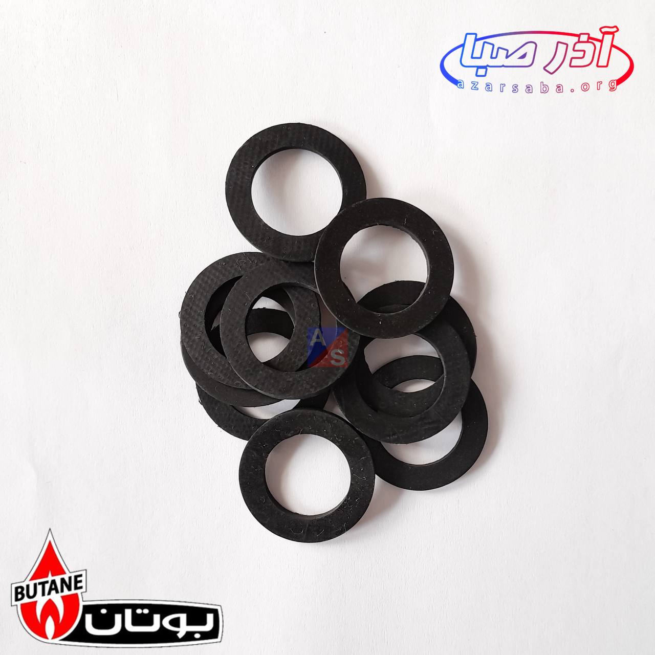 واشر لاستیکی 1 اینچ پکیج بوتان (بسته 10 عددی)
