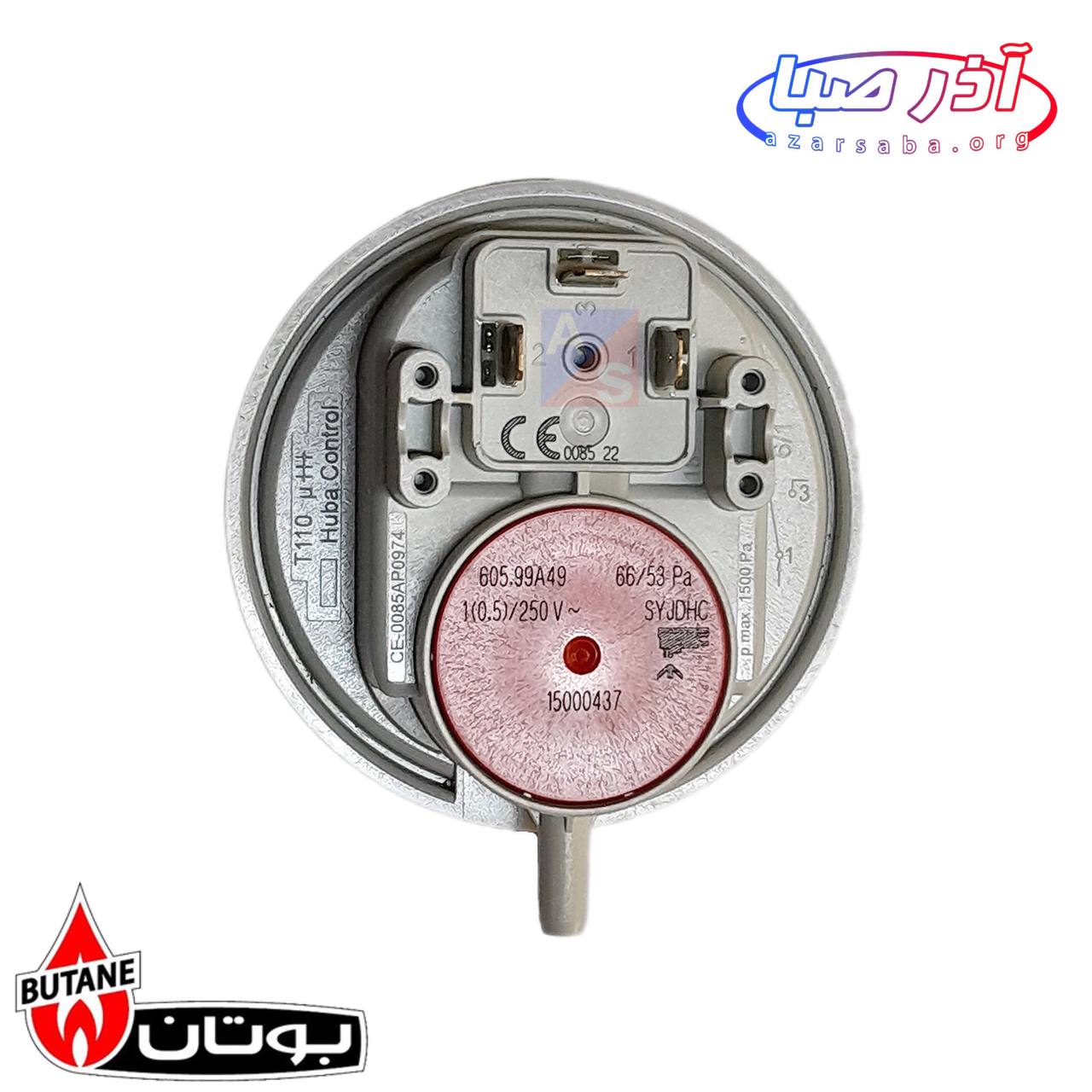 کلید فشار ایمنی دودکش - پرشر فن 28 و 32 (53p ا 66) پکیج بوتان کد 3749 (شرکتی)