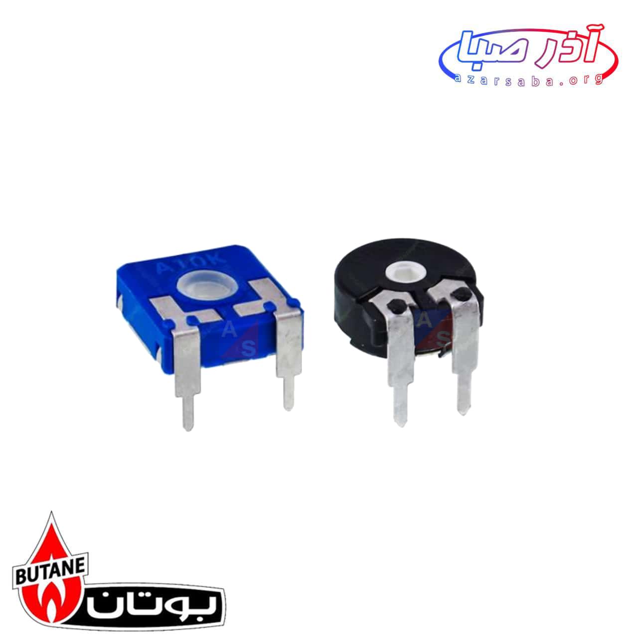 پتانسیومتر برد (10k) پکیج بوتان