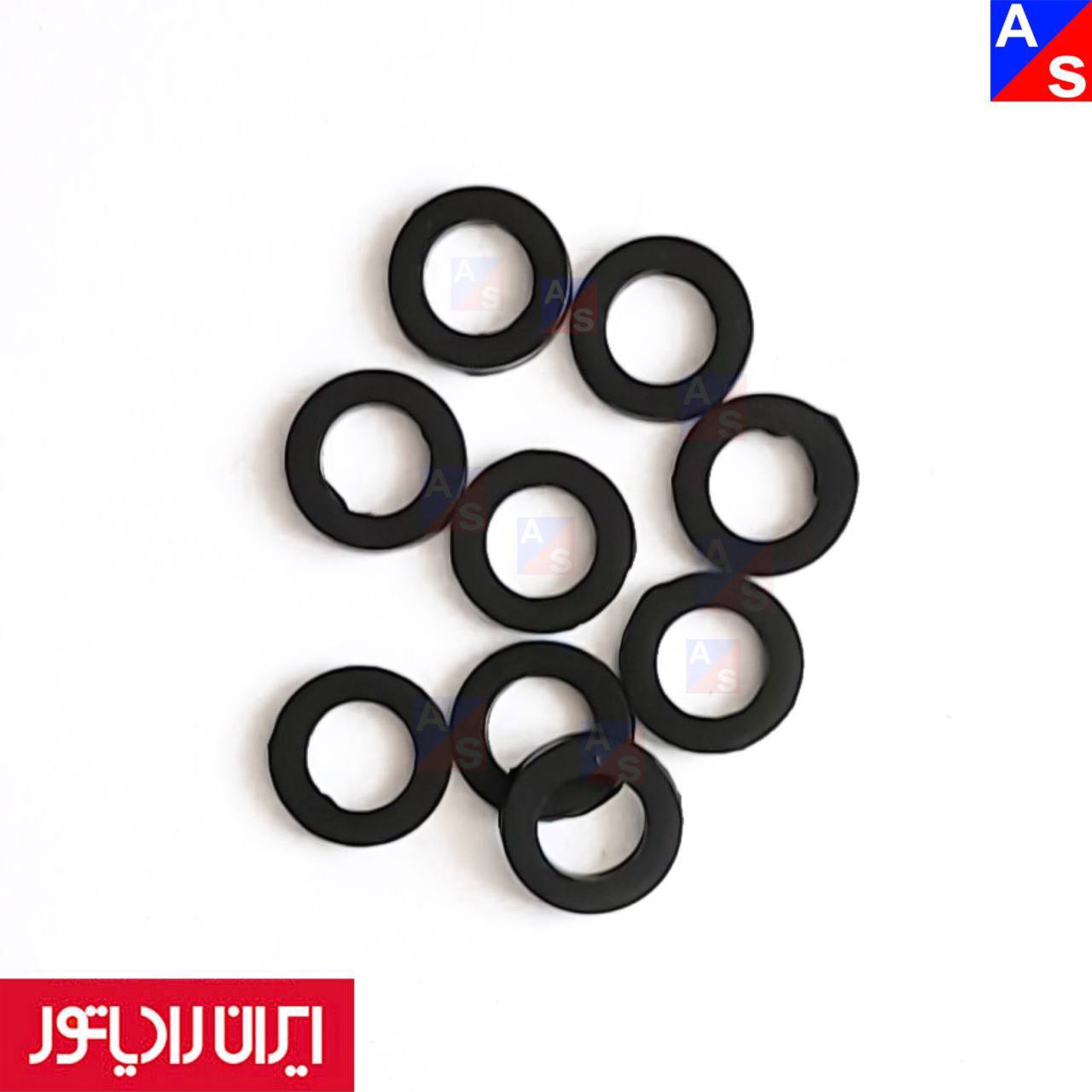 واشر لاستیکی 3/8 پکیج ایران رادیاتور بسته 25 عددی (غیر شرکتی مرغوب)