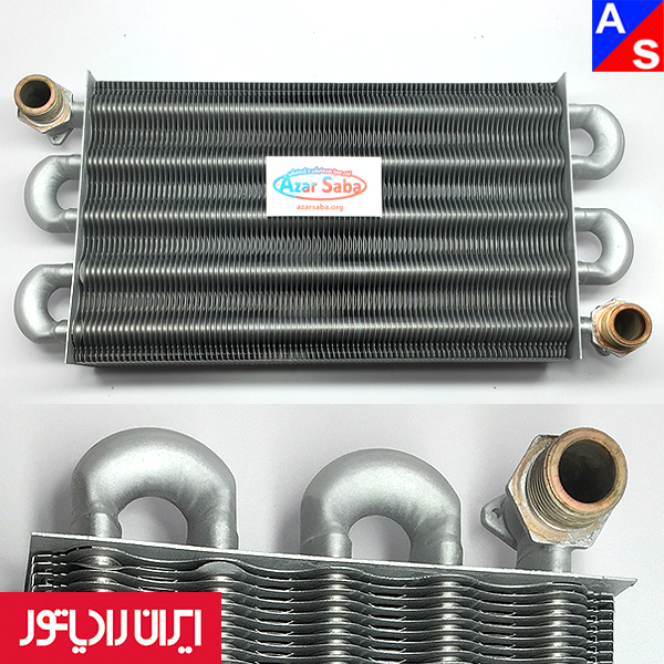 مبدل پکیج ایران رادیاتور اصلی رزوه ای 30 سانتی E24-28 (شرکتی)