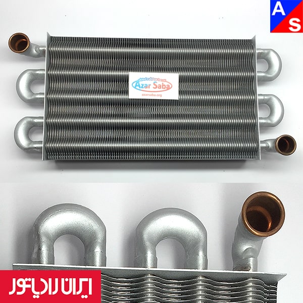 مبدل اصلی فست (اورینگی) پکیج ایران رادیاتور 34 سانتی L36 (شرکتی)