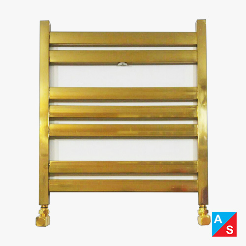 حوله خشک کن استیل طلایی تخت پهن 50X60 حوله خشک کن استیل طلایی تخت پهن 50X60