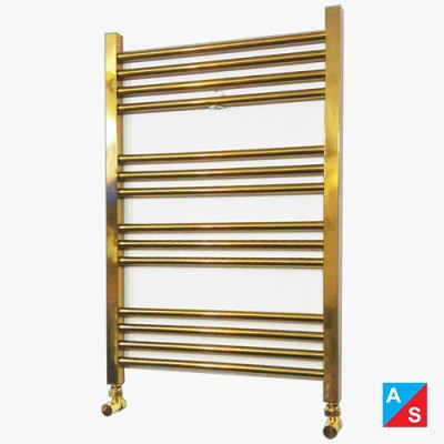 حوله خشک کن استیل طلایی لوله ای 50X80