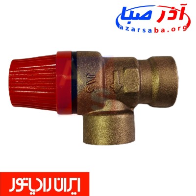 شیر اطمینان برنجی داخل رزوه