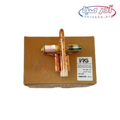 شیر برقی 4 راهه مدل های 9 و 12 هزار کولر گازی ایران رادیاتور کد  (شرکتی)